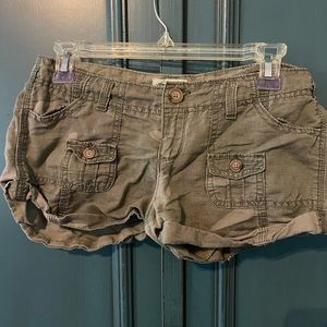 Camo daisy Duke shorts